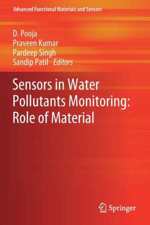 Sensors in Water Pollutants Monitoring: Role of Material de D. Pooja