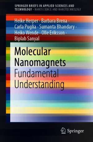 Molecular Nanomagnets: Fundamental Understanding de Heike C. Herper