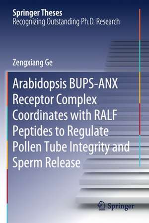 Arabidopsis BUPS-ANX Receptor Complex Coordinates with RALF Peptides to Regulate Pollen Tube Integrity and Sperm Release de Zengxiang Ge