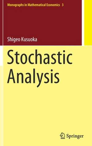 Stochastic Analysis de Shigeo Kusuoka