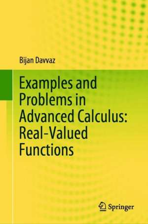 Examples and Problems in Advanced Calculus: Real-Valued Functions de Bijan Davvaz