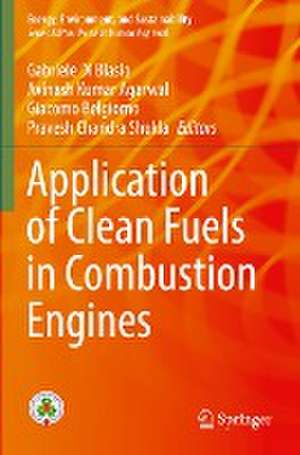 Application of Clean Fuels in Combustion Engines de Gabriele Di Blasio