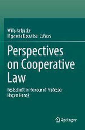 Perspectives on Cooperative Law: Festschrift In Honour of Professor Hagen Henrÿ de Willy Tadjudje