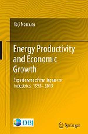 Energy Productivity and Economic Growth: Experiences of the Japanese Industries, 1955–2019 de Koji Nomura