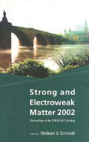 Strong and Electroweak Matter 2002 - Proceedings of the Sewm2002 Meeting de Michael G. Schmidt