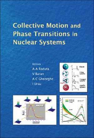 Collective Motion and Phase Transitions in Nuclear Systems: Proceedings of the Predeal International Summer School in Nuclear Physics de A. A. Raduta