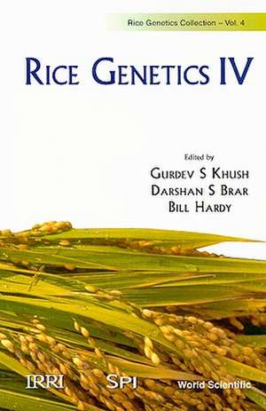 Rice Genetics IV de Gurdev S. Khush