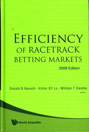 Efficiency of Racetrack Betting Markets de Donald B. Hausch