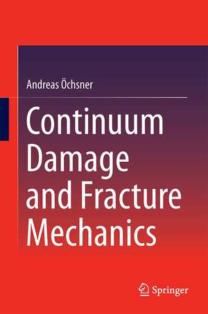 Continuum Damage and Fracture Mechanics de Andreas Öchsner