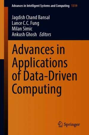 Advances in Applications of Data-Driven Computing de Jagdish Chand Bansal