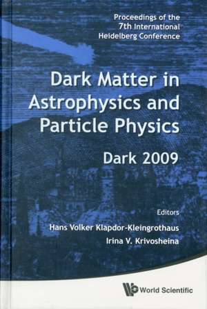 Dark Matter in Astrophysics and Particle Physics de Hans Volker Klapdor Kleingrothaus