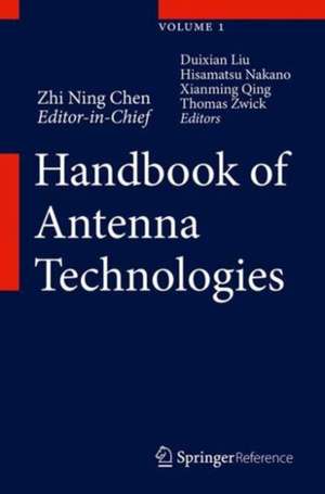 Handbook of Antenna Technologies de Zhi Ning Chen