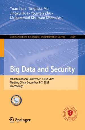 Big Data and Security de Jingyu Hua