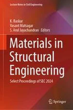 Materials in Structural Engineering de K. Baskar