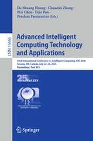 Advanced Intelligent Computing Technology and Applications de De-Shuang Huang