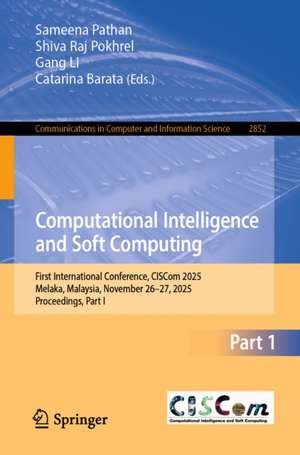 Computational Intelligence and Soft Computing de Catarina Barata
