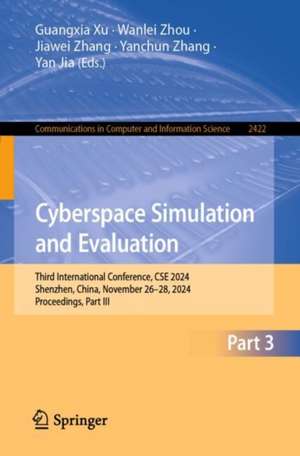 Cyberspace Simulation and Evaluation de Guangxia Xu