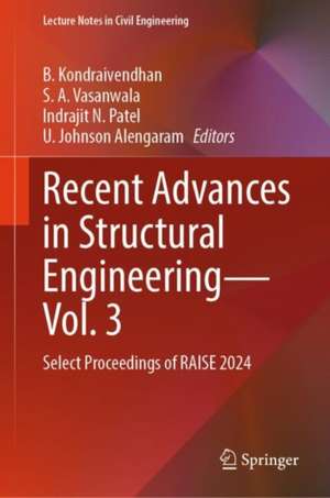 Recent Advances in Structural Engineering-Vol. 3 de B. Kondraivendhan