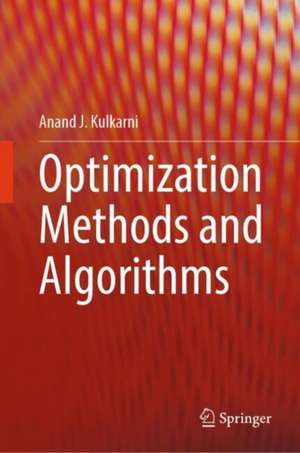 Optimization Methods and Algorithms de Anand J. Kulkarni