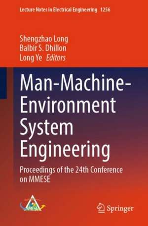 Man-Machine-Environment System Engineering de Shengzhao Long