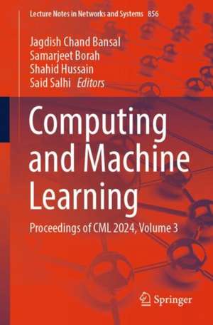 Computing and Machine Learning de Jagdish Chand Bansal