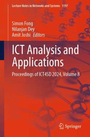 ICT Analysis and Applications de Simon Fong
