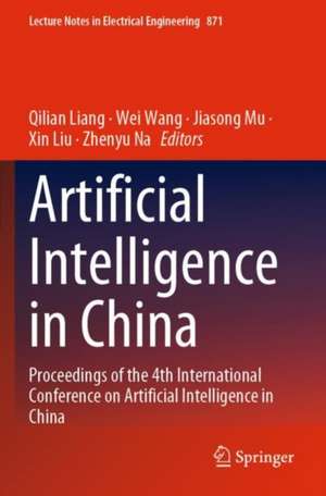 Artificial Intelligence in China de Qilian Liang