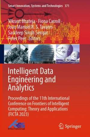 Intelligent Data Engineering and Analytics de Vikrant Bhateja
