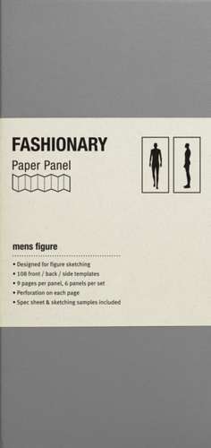 Paper Panel Mens Figure de Fashionary