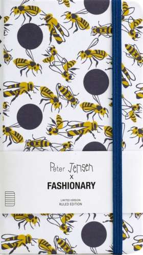 Fashionary: Peter Jensen X Fashionary Polka Bee Ruled Notebo