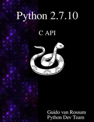 Python 2.7.10 C API de Guido Van Rossum