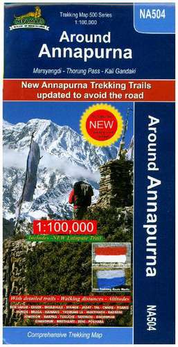 Trekking Map Annapurna 1:100 000