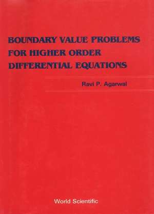BOUNDARY VALUE PROB FOR HIGHER ORDER DIF de Agarwal R P