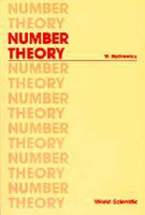 Number Theory de Wadysaw Narkiewicz