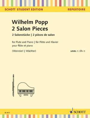 POPP, W: 2 SALON PIECES de WILLIAM POPP