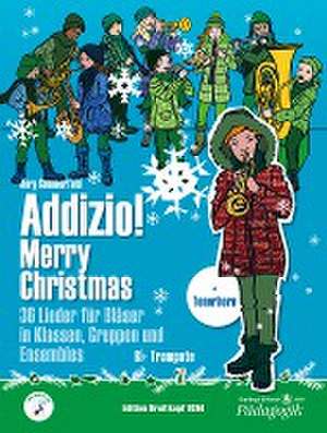 Addizio! Merry Christmas "36 Weihnachtslieder für Bläser in Klassen, Gruppen, Ensembles", B-Trompete de Jörg Sommerfeld