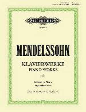 Klavierwerke, Band 1: Lieder ohne Worte de Felix Mendelssohn Bartholdy