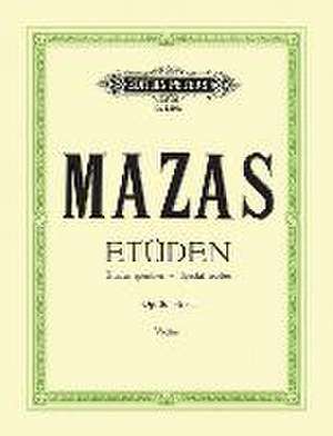 Etüden op. 36 / Etudes spéciales de Jacques-Féréol Mazas