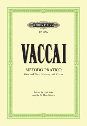 Practical Method (High Voice and Piano) de Nicola Vaccai