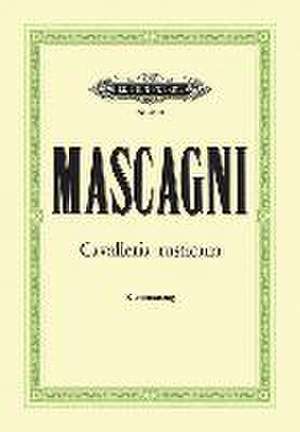 Cavalleria Rusticana (Vocal Score) de Pietro Mascagni