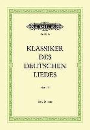 Classics of the German Lied de Hans Joachim Moser