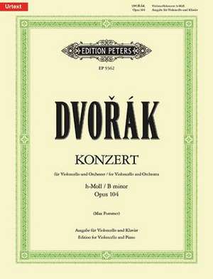 Cello Concerto in B Minor Op. 104 (Edition for Cello and Piano) de Antonin Dvorák