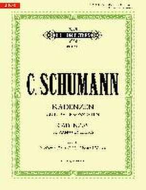 Kadenzen zu Klavierkonzerten - von Beethoven (Opus 37, Opus 58) und Mozart (KV466) de Clara Schumann