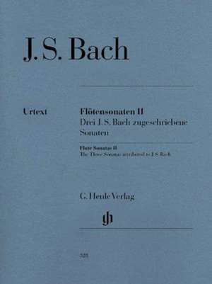 Bach, Johann Sebastian - Flötensonaten, Band II (Drei J. S. Bach zugeschriebene Sonaten) de Johann Sebastian Bach