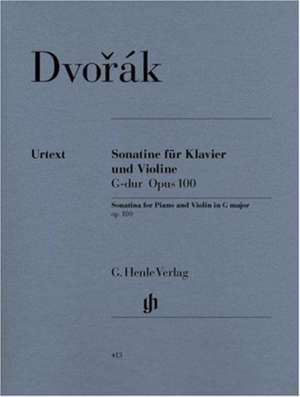 Dvorák, Antonín - Violinsonatine G-dur op. 100 de Antonín Dvorák