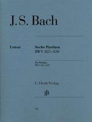 Bach, Johann Sebastian - Sechs Partiten BWV 825-830 de Johann Sebastian Bach