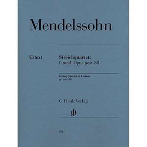 Streichquartett f-moll op. post. 80 de Felix Mendelssohn Bartholdy