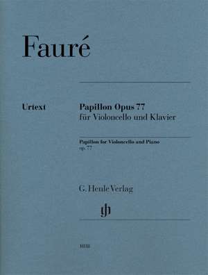 Papillon Opus 77 de Gabriel Fauré