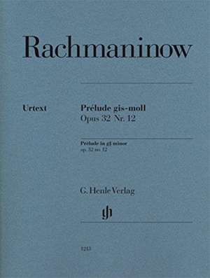 Prélude gis-moll op. 32 Nr. 12 für Klavier zu zwei Händen de Sergej Rachmaninow