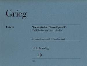 Norwegische Tänze Opus 35 für Klavier zu vier Händen, Urtext de Edvard Grieg